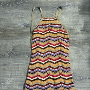 SO multi colored knit dress